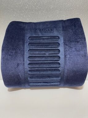 3/$30 Ergonomic Lumbar Massager and Support Cushion - Navy